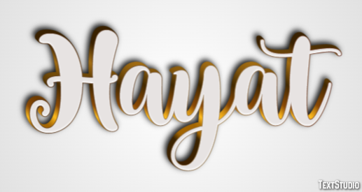 Hayat Effetto testo