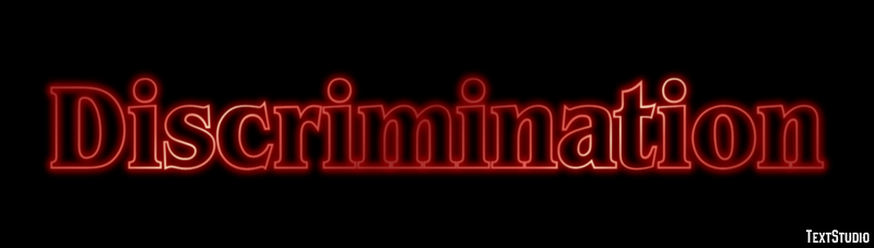 Discrimination Text Effect