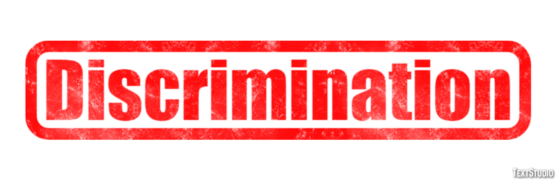 Discrimination Text Effect