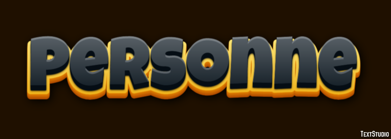 Personne Effet de texte