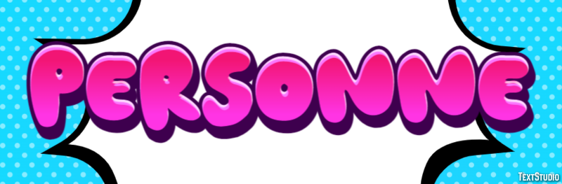 Personne Effet de texte