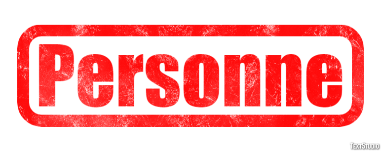 Personne Effet de Texte