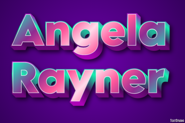 Angela Rayner Efeito de texto