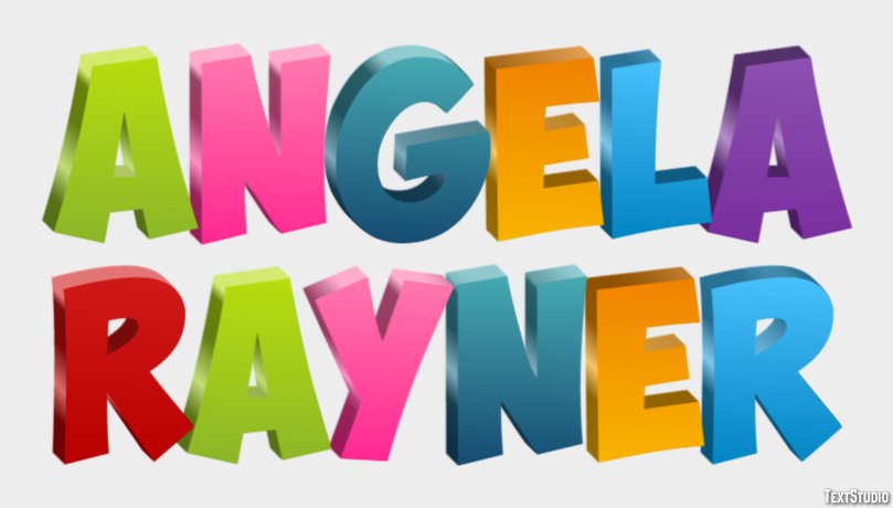 Angela Rayner Efeito de texto