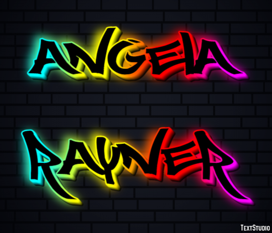 Angela Rayner Efeito de texto
