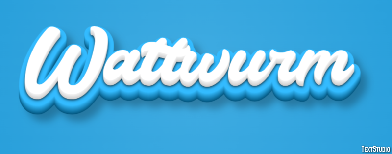 Wattwurm Efecto de texto