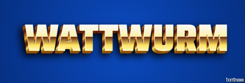 Wattwurm Efecto de texto