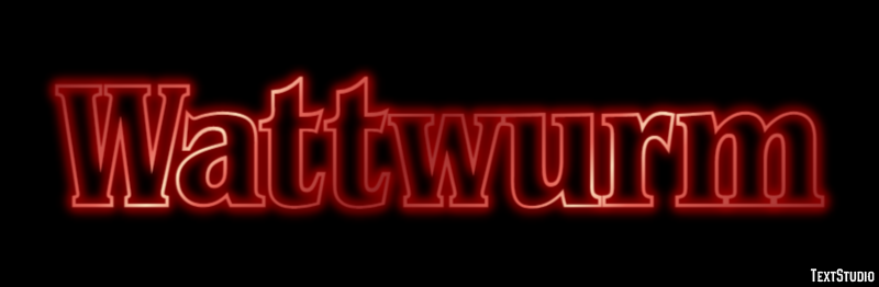 Wattwurm Efecto de texto