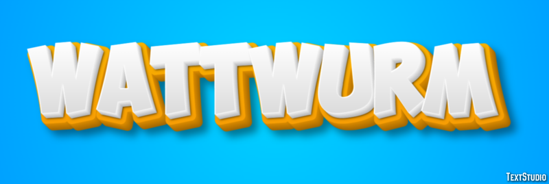 Wattwurm Efecto de texto