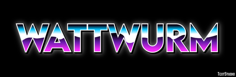 Wattwurm Texteffekt