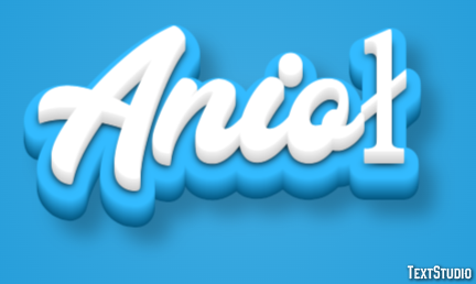 Anioł Efekt tekstowy