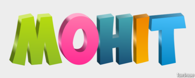 Mohit Text Effect