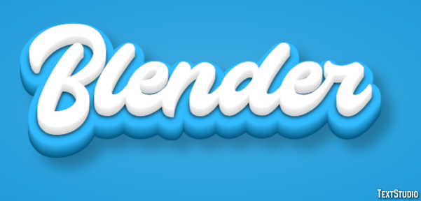 Blender Text Effect