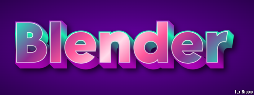 Blender Text Effect