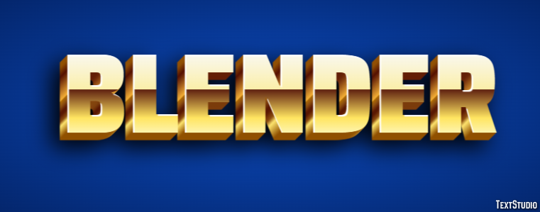 Blender Efecto de Texto