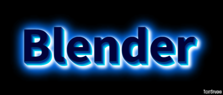 Blender Text Effect