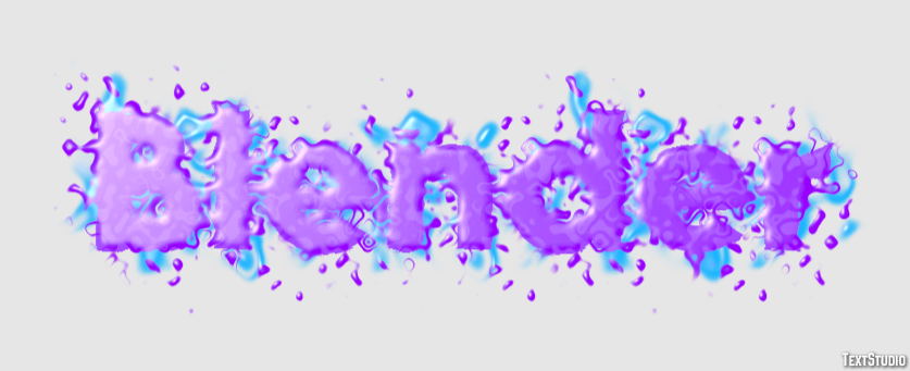 Blender Text Effect
