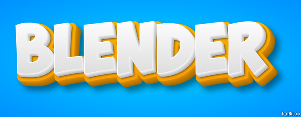 Blender Tekst effect