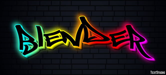 Blender Text Effect