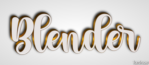 Blender Efecto de Texto