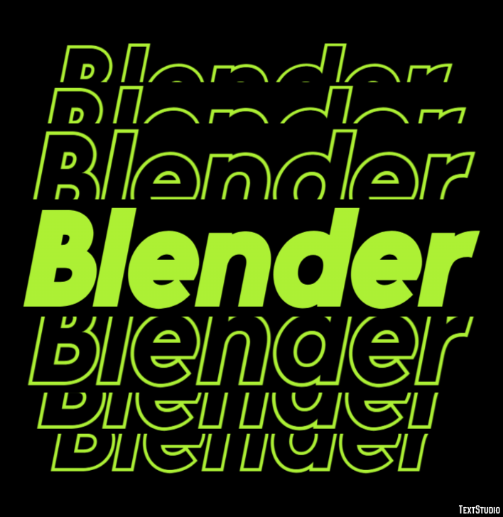 Blender Text Effect