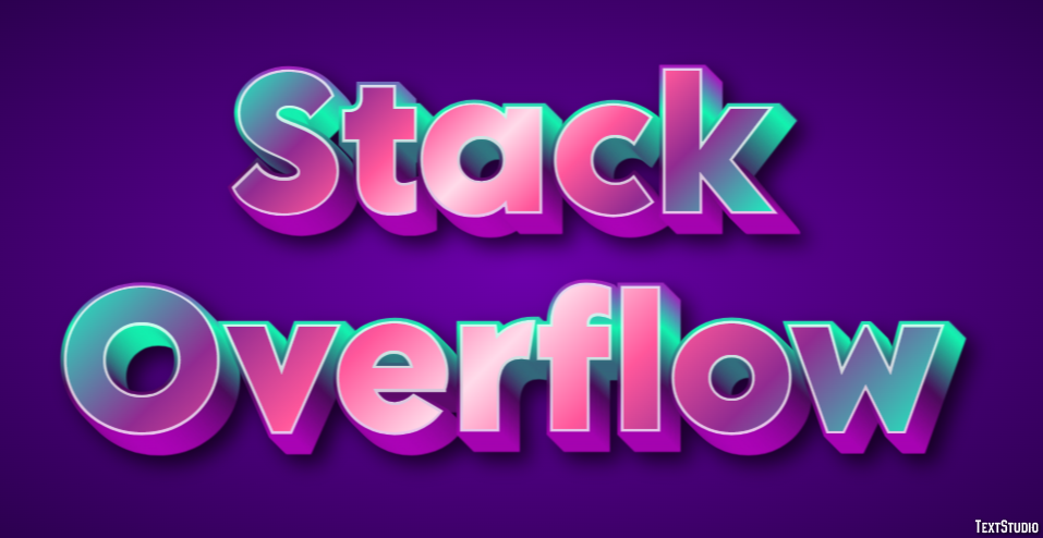 Stack Overflow Metin Efekti