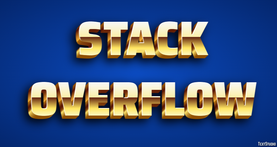 Stack Overflow Metin Efekti