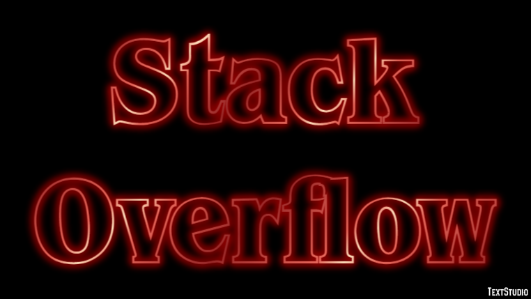 Stack Overflow Metin Efekti