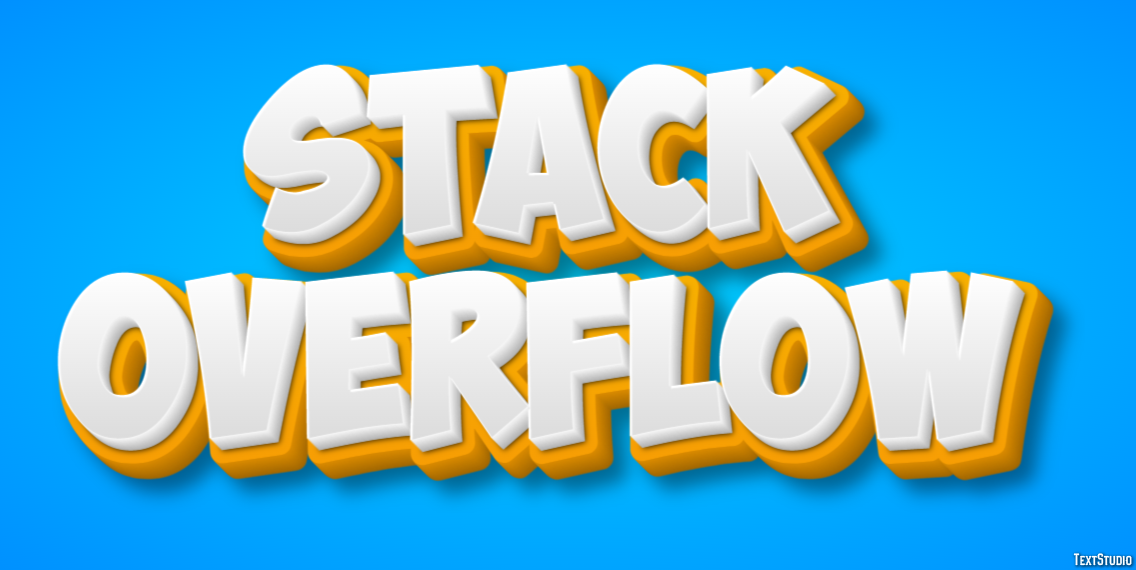 Stack Overflow Metin Efekti