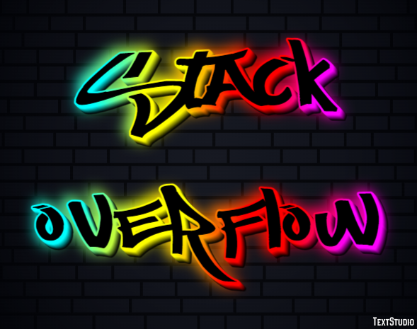 Stack Overflow Metin Efekti