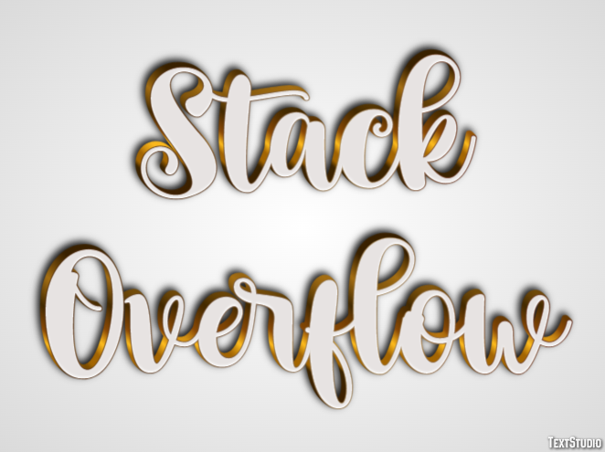 Stack Overflow Metin Efekti