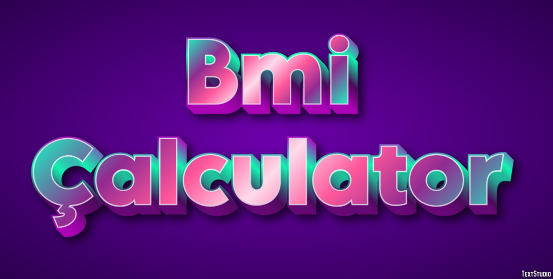 Bmi Çalculator Effetto testo