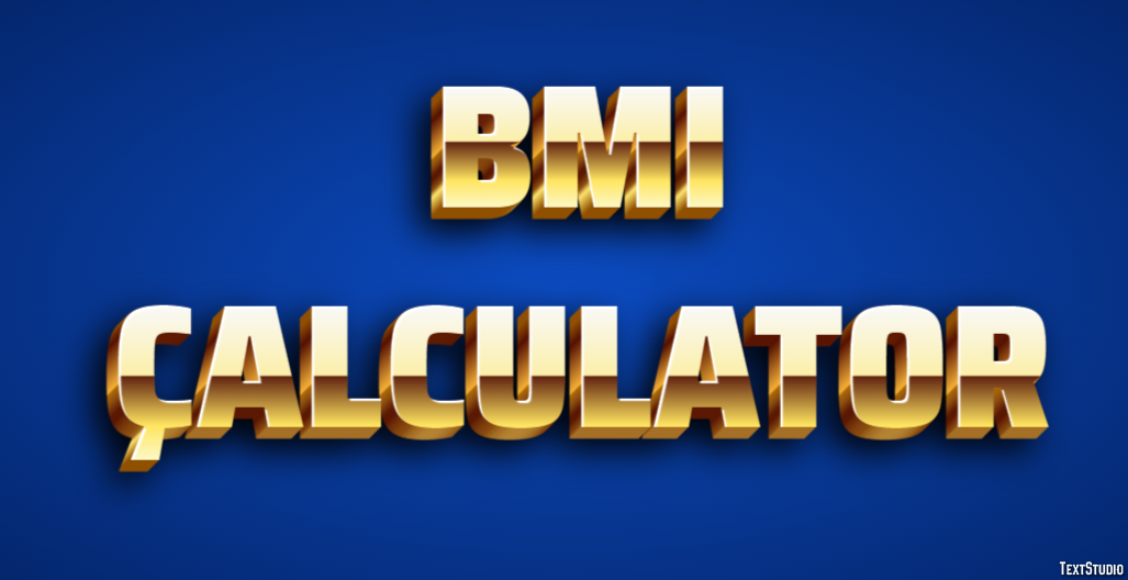 Bmi Çalculator Metin Efekti