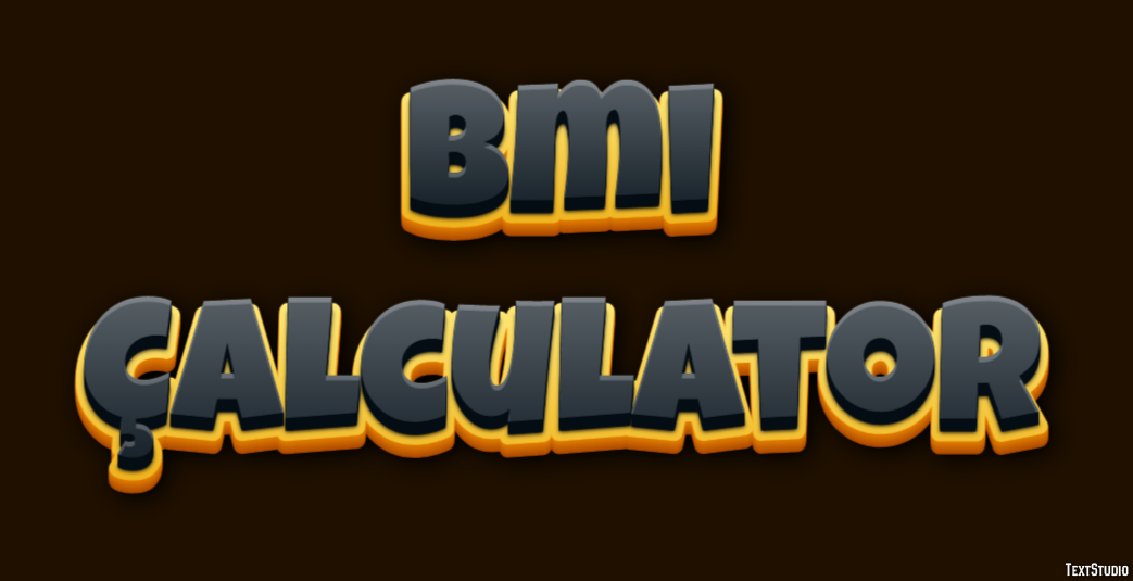 Bmi Çalculator Metin Efekti