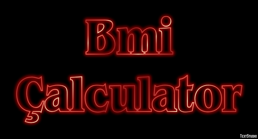 Bmi Çalculator Effetto testo