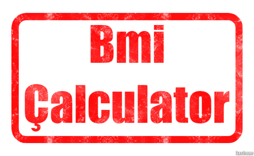 Bmi Çalculator Metin Efekti