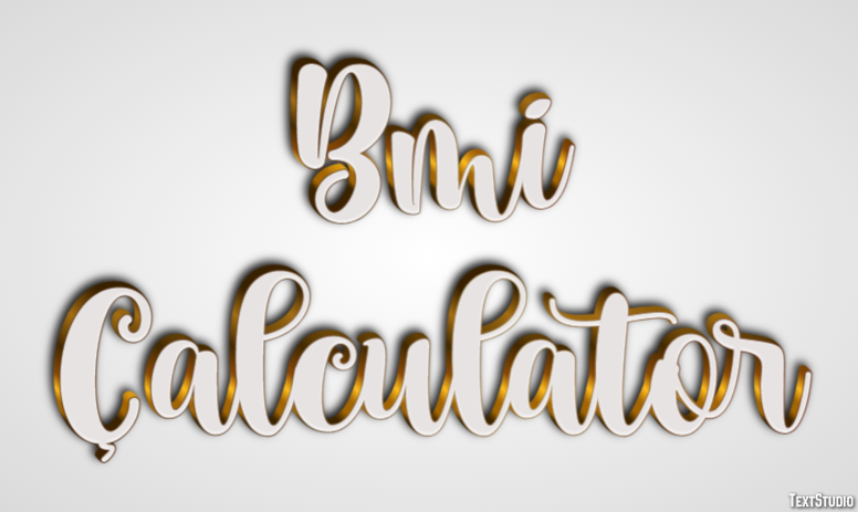 Bmi Çalculator Metin Efekti