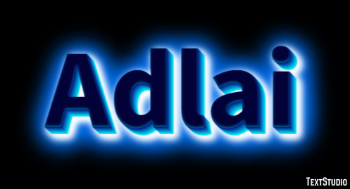 Adlai Text effect