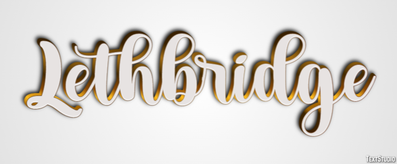 Lethbridge Effetto testo