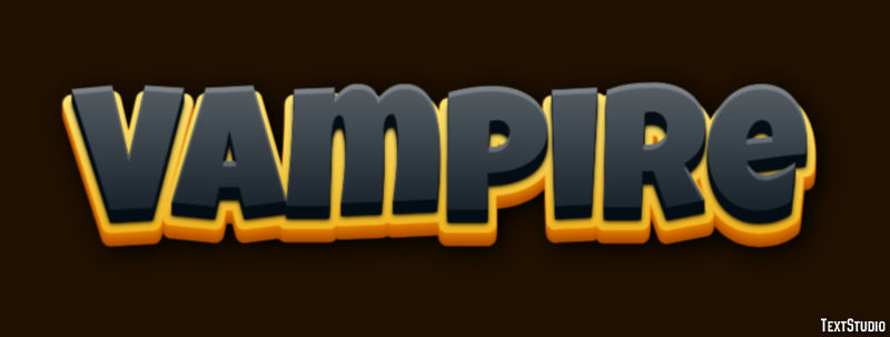 Vampire Effet de Texte