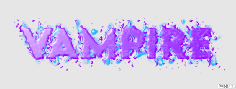 Vampire Effet de Texte