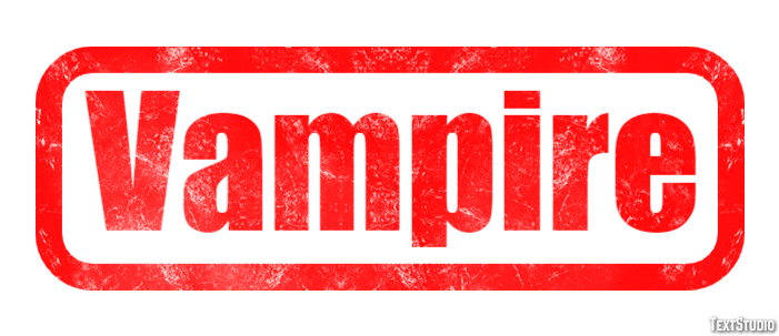 Vampire Effet de Texte