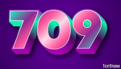 709 Text Effect