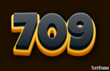 709 Efekt tekstowy