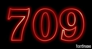 709 Text Effect