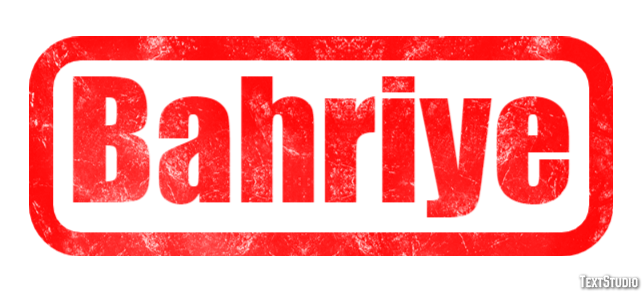 Bahriye Efeito de texto