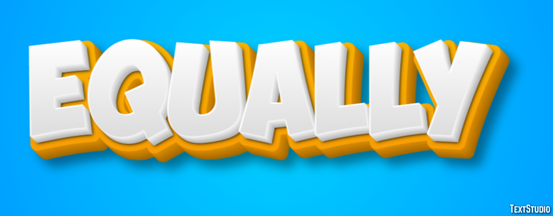 Equally Text Effect