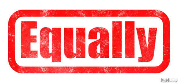 Equally Text Effect