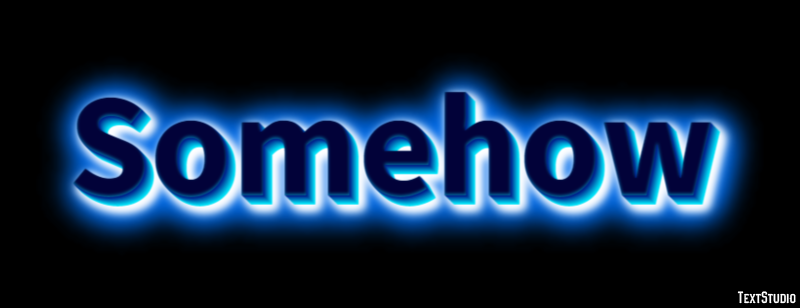Somehow Text Effect