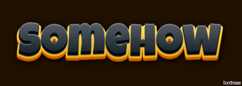 Somehow Text Effect